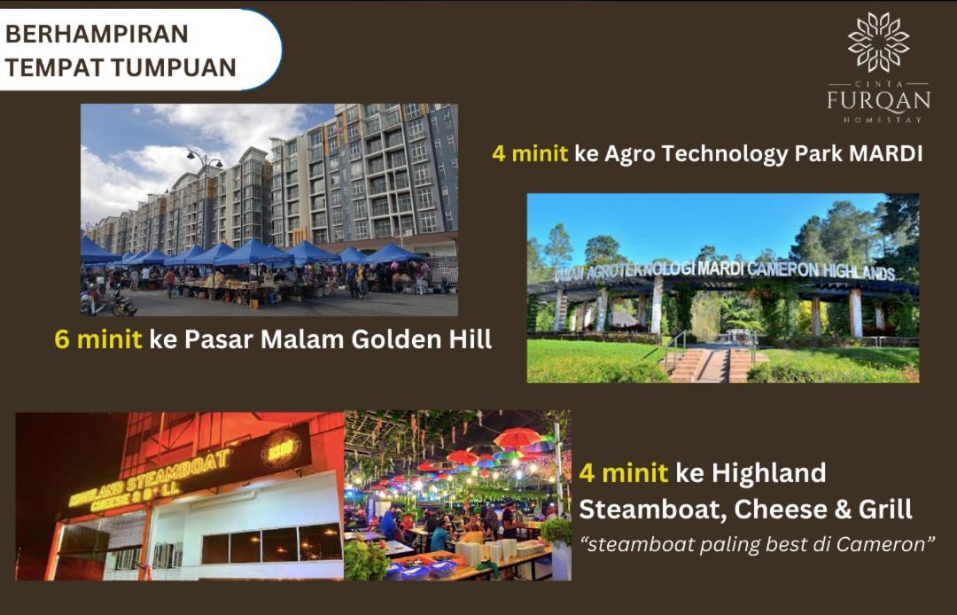 Homestay Cinta Furqan 1 - Apartment Cameron Highland Tanah Rata Luaran gambar